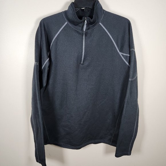 Marmot Other - Marmot Sweater Mens Large Black 1/4 Zip Jacket Lined Pullover Outdoor Hiking
